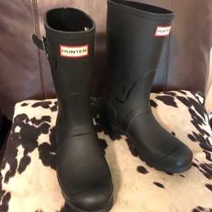 Hunter Black Classic Rainboots SZ 8